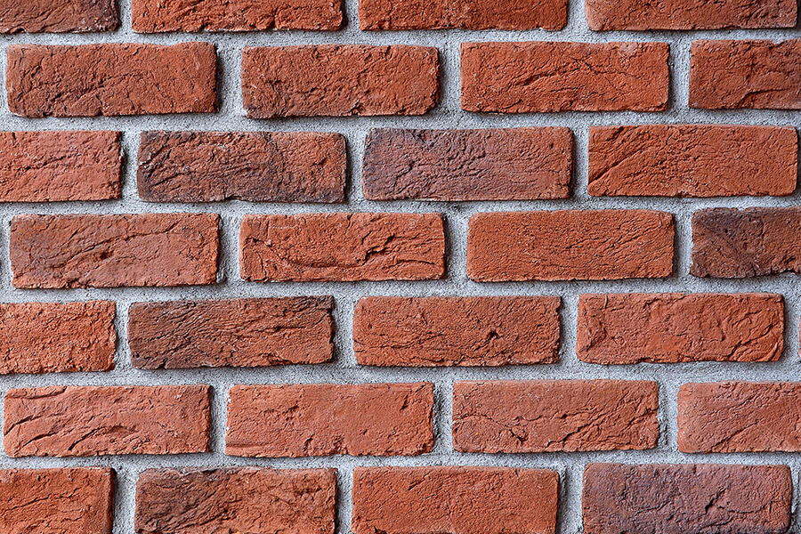 Thin Old Brick ErosRed