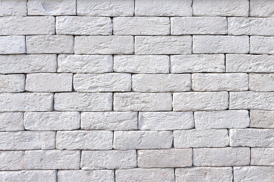 Thin Old Brick White